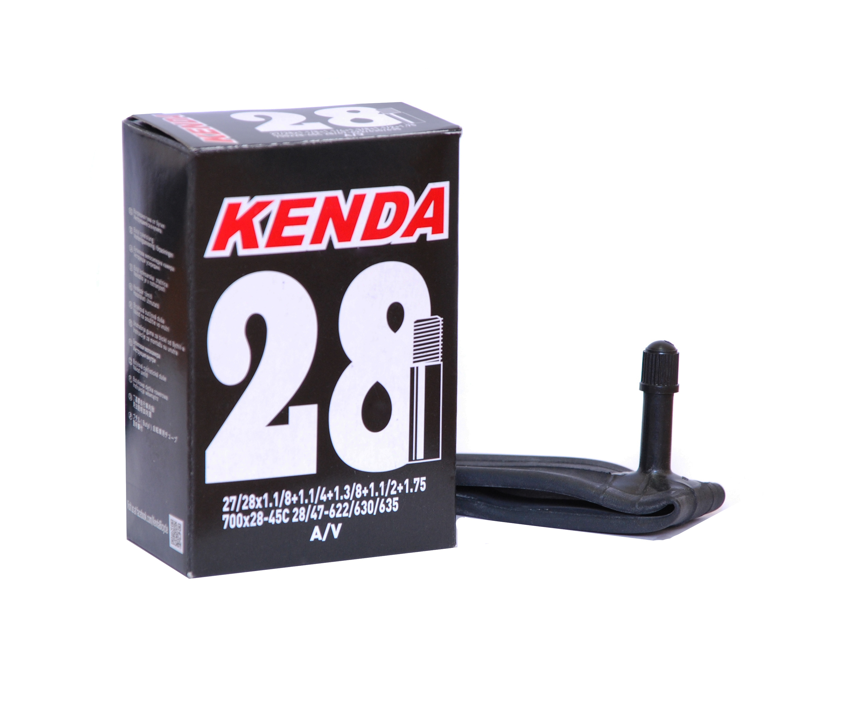 Камера 28", KENDA 700х28-45С AV