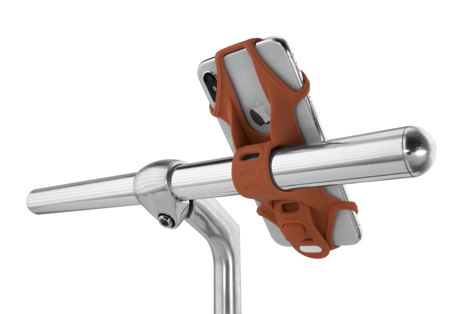 Держатель для смартфона BONE силиконовый на руль универсальн. 4.0'-6.0' BIKE TIE красный