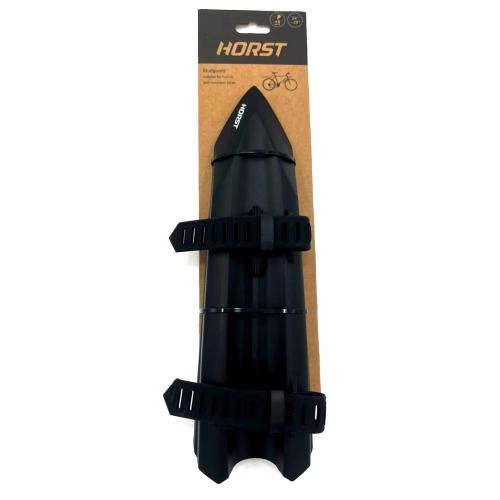 Крыло-щиток на раму HORST 24"-29", б/съемное. длина 300мм, ширина 80мм