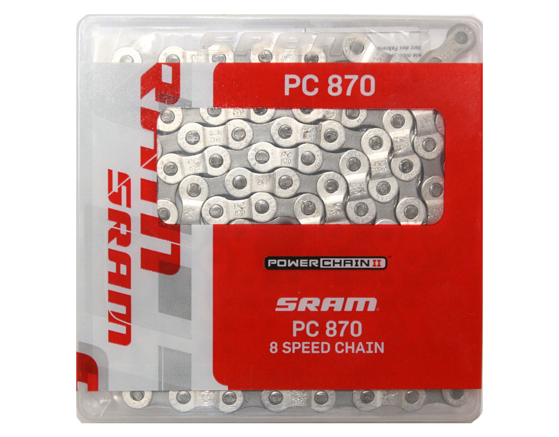 Цепь Sram, 8ск PC 870, 114зв. с замком