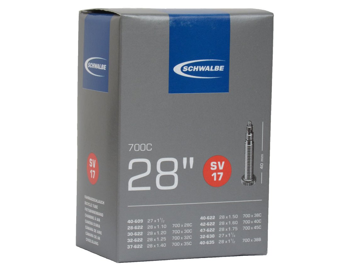 Камера 28", SCHWALBE SV17 (28/47-622/635) IB 40mm. presta