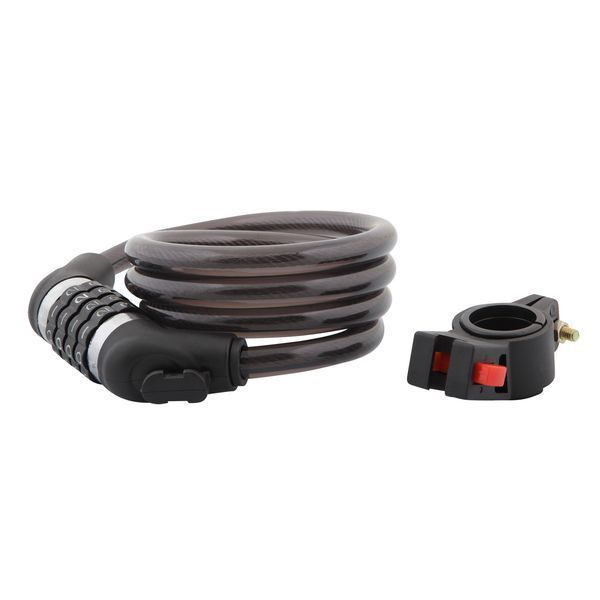 Замок вело STG трос спиральный, кодовый диам.12х120см