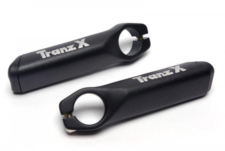 Рога TranzX JD-897 на руль алюм.треуг.профиль черн