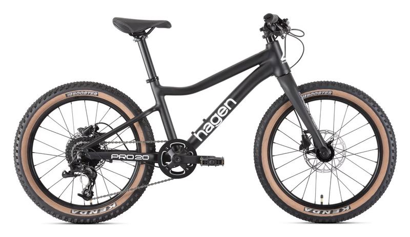 Велосипед 20", HAGEN Teen Pro 20 Carbon 3XS(12), 2024, черный, матовый