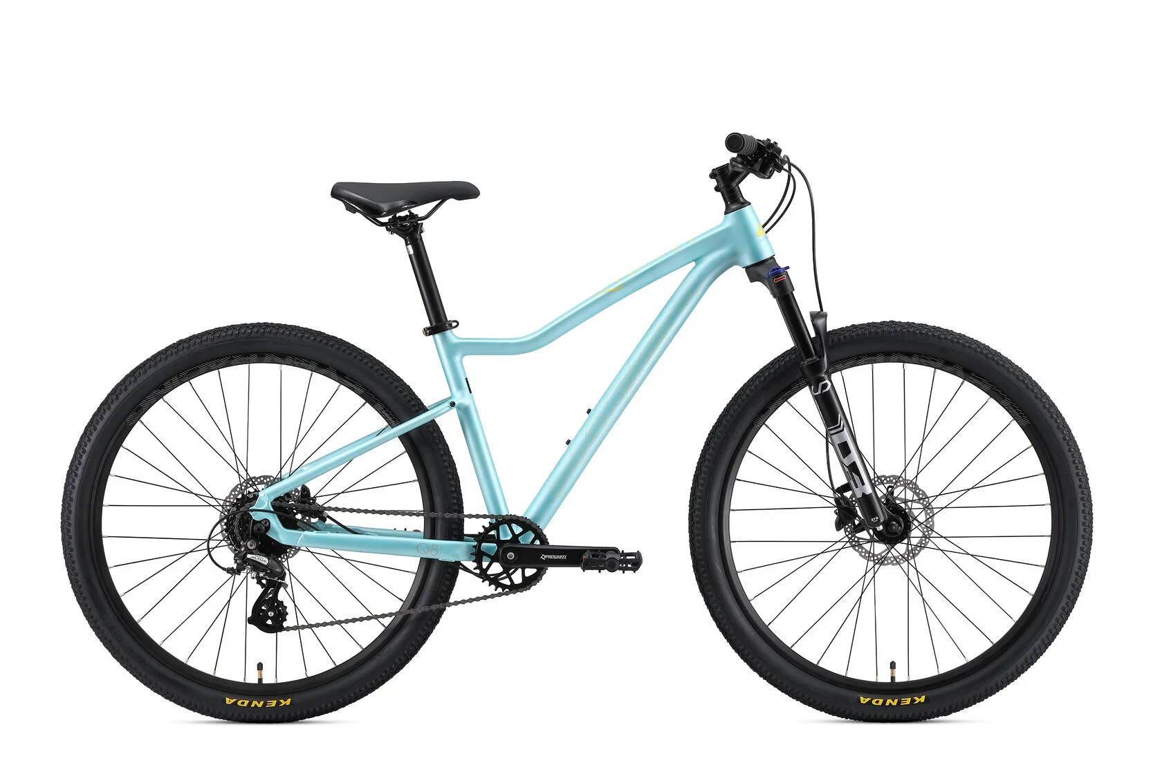 Велосипед 27.5" 18", HAGEN Q8 wave (Lady) M, 2024, голубая волна, матовый