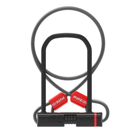 Замок вело ZEFAL K-TRAZ U13 Code+Cable (U-Locks) диаметр 13мм