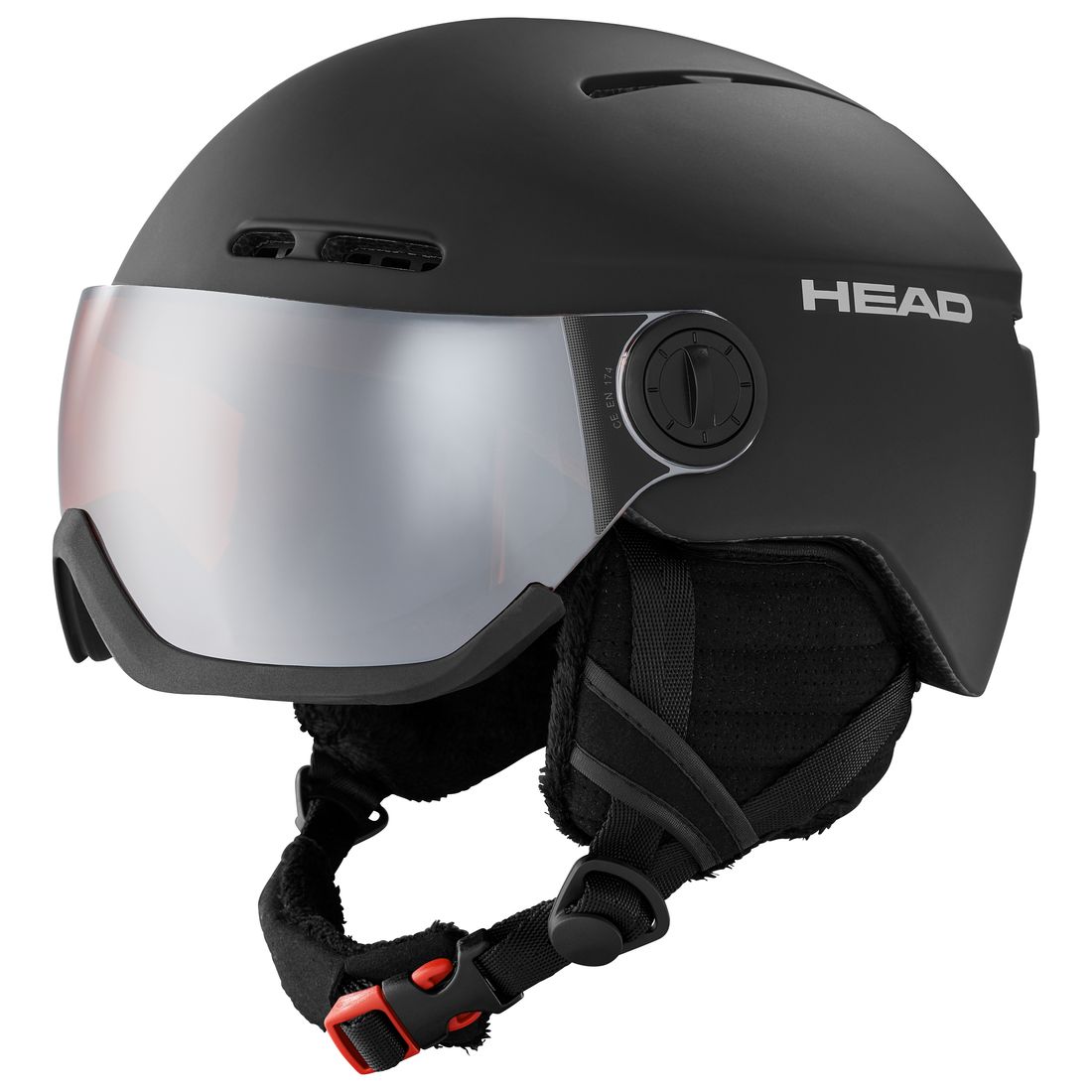 Шлем HEAD KNIGHT black (XL/XXL) с визором