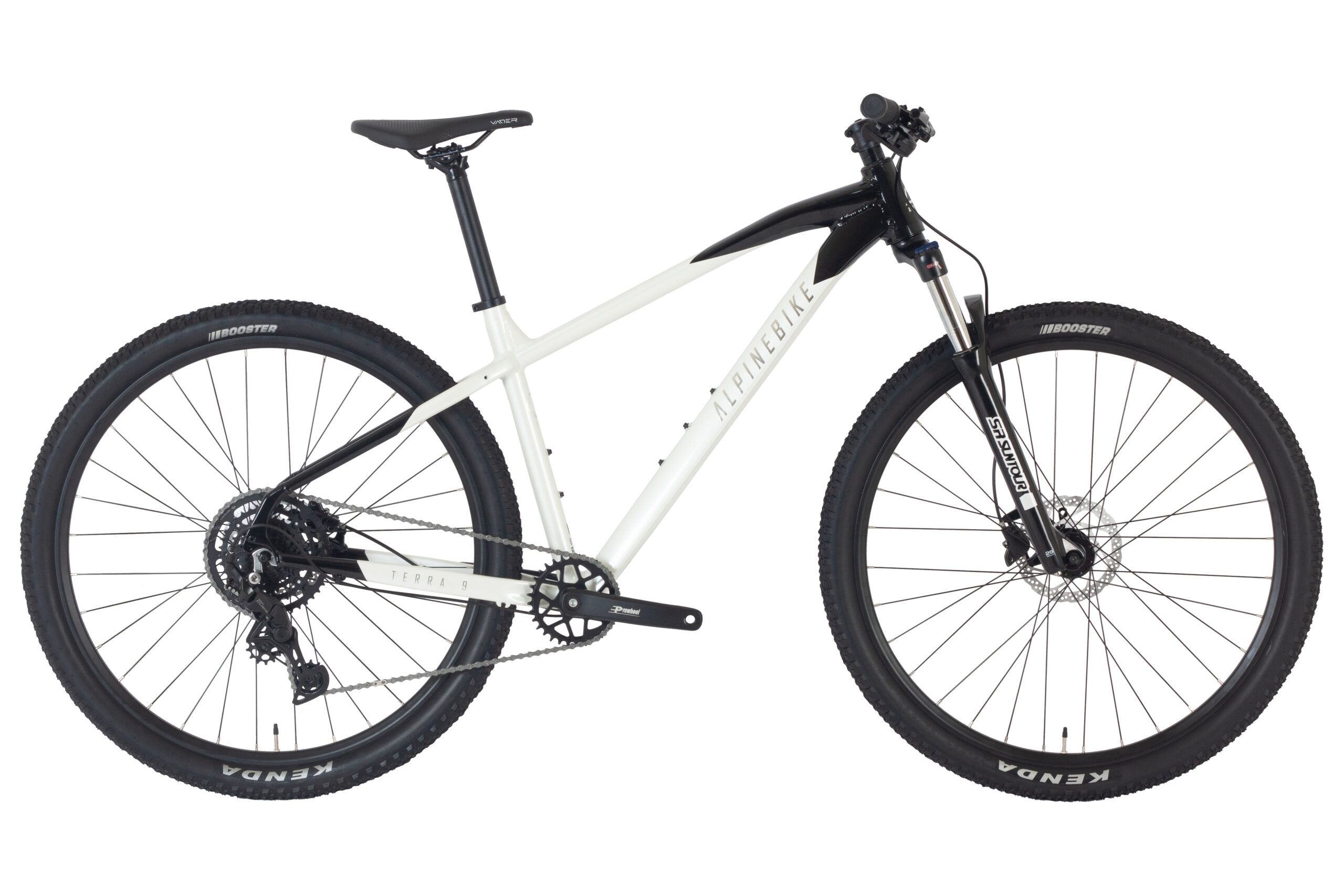 Велосипед 29" 16" Alpinebike Terra 9 S, 2025, белый мрамор
