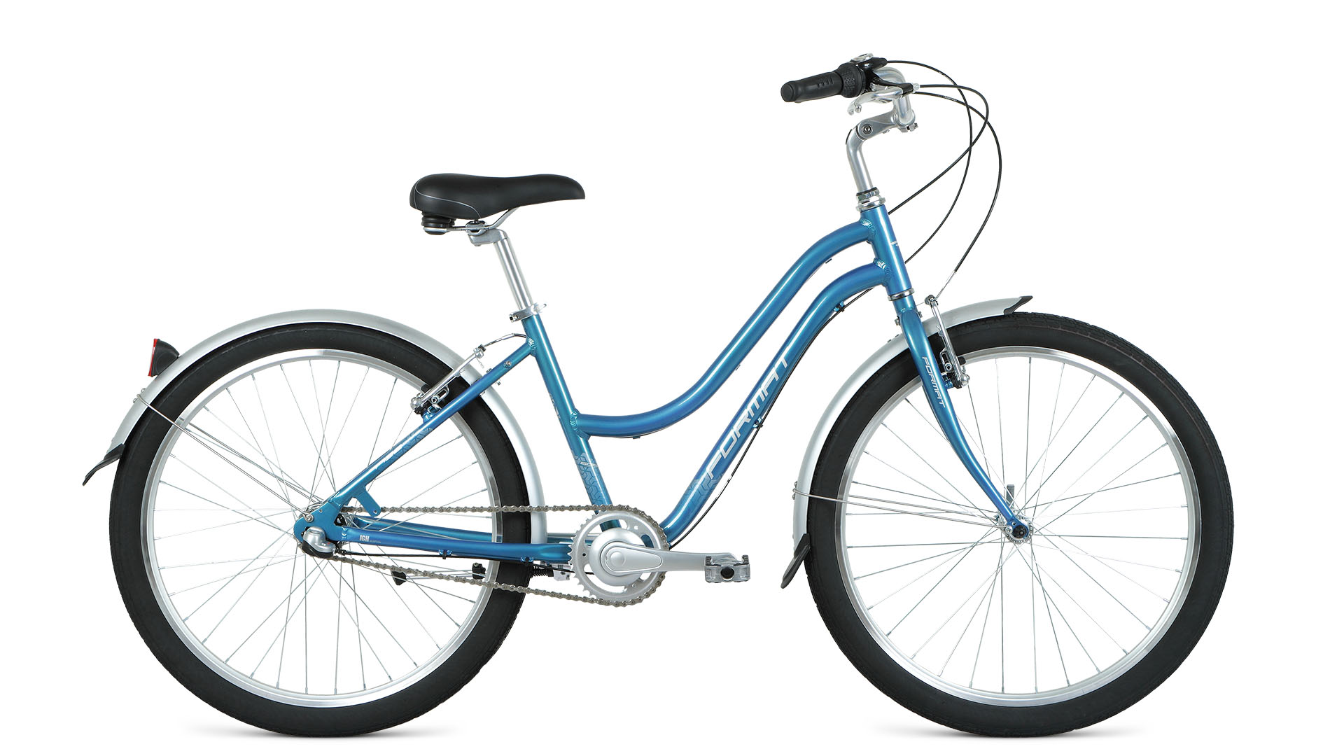 Велосипед 26" OS", FORMAT 7732 CITY серо-голубой