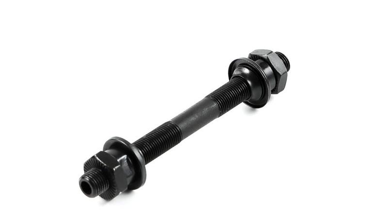 Ось перед 00-170118, 108mm, M9, Cr-Mo с конус. под эксцентрик  черная