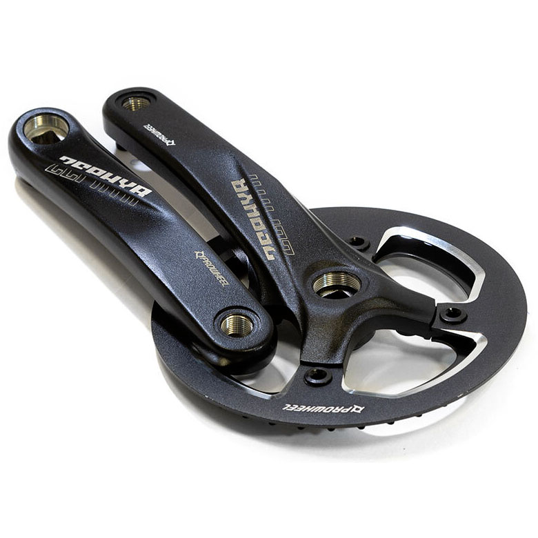 Система Prowheel FAT 1x(9/8S) 38T, сталь, защита. 170, алюм, Chainline 70, кв, под 156,5  черн.