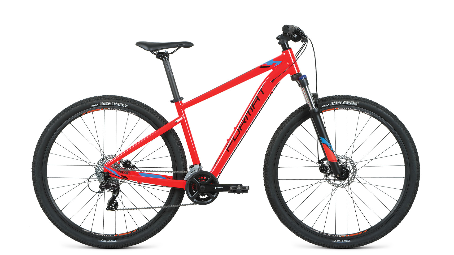 Велосипед 27.5" 19", FORMAT 1414 L красный мат.