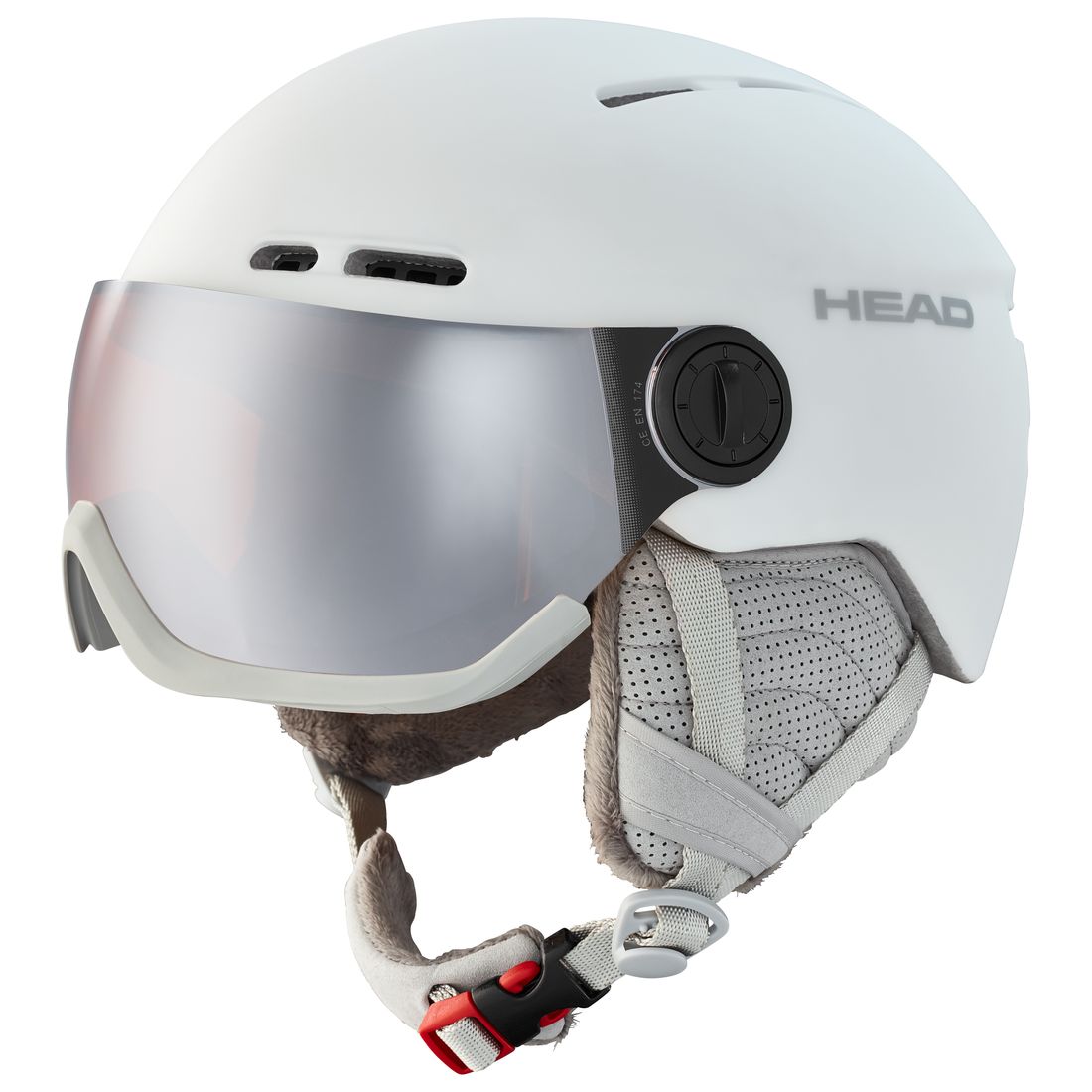 Шлем HEAD QUEEN женский с визором white XS/S