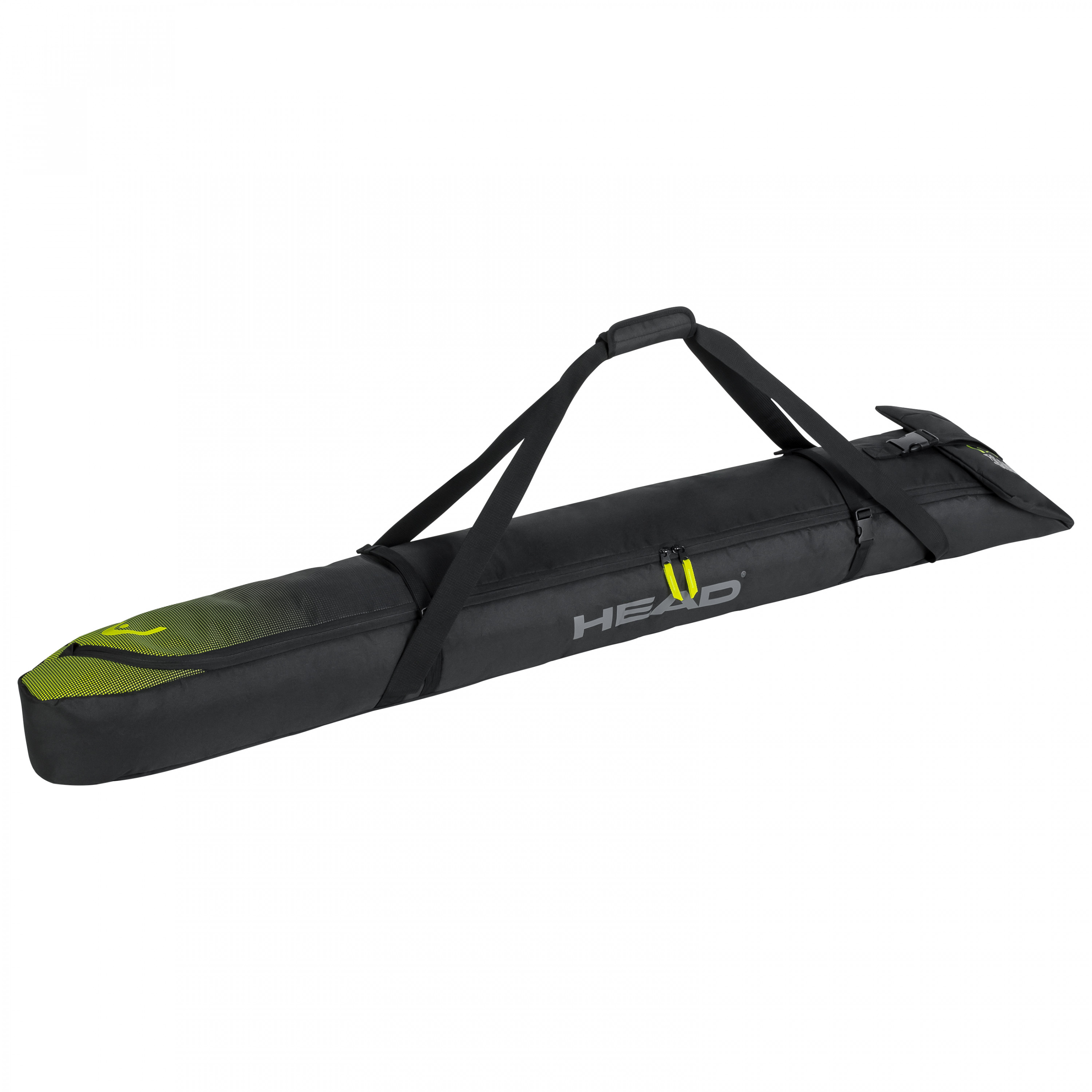 Чехол горнолыжный 160, HEAD Single Skibag Short на 1 пару лыж, регулируемая длина до 160 см black/ne