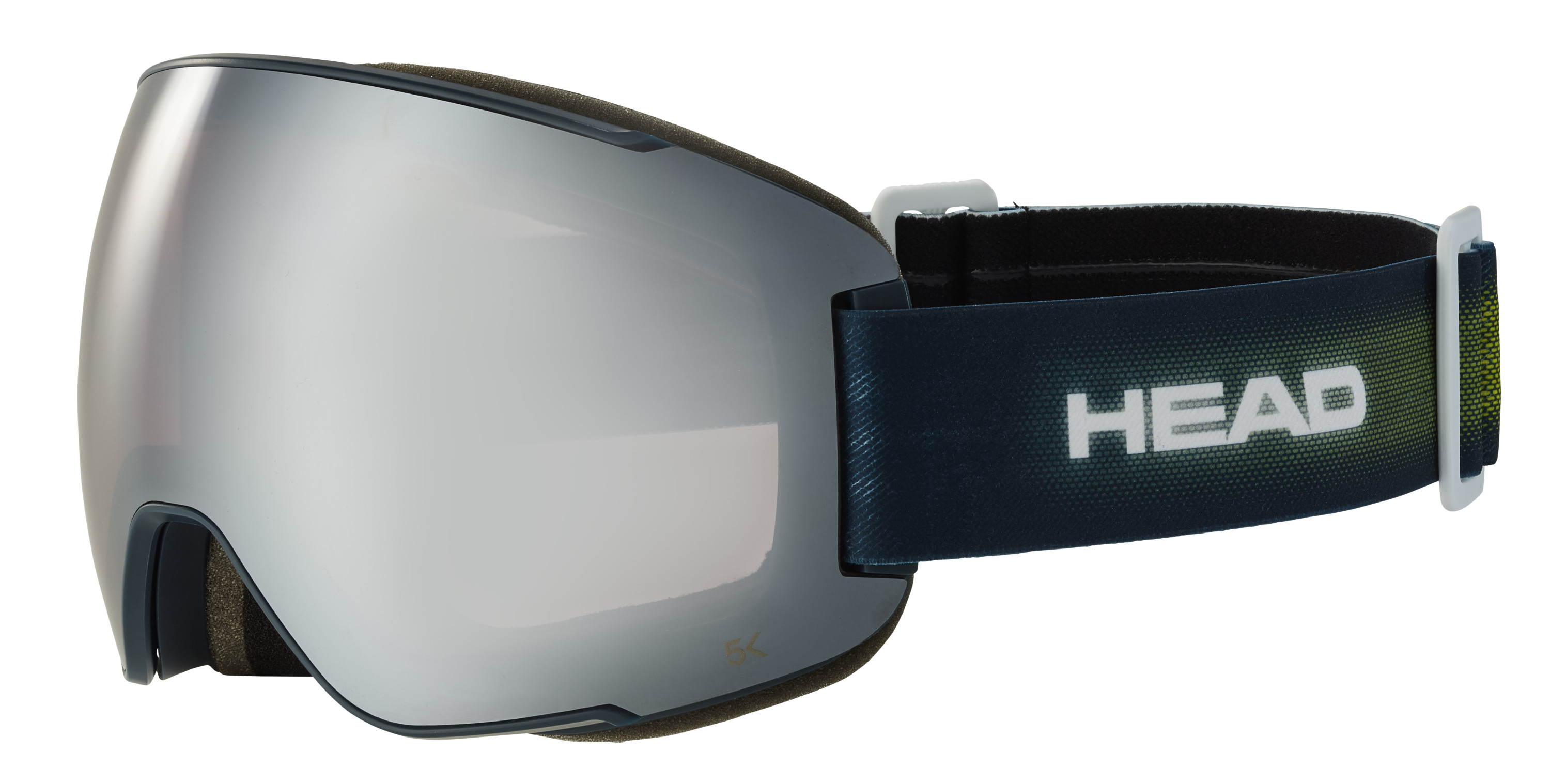 Очки горнолыжные HEAD MAGNIFY 5K SHAPE + SL UNISEX линза 5K + доп линза e.blue SHAPE /chrome