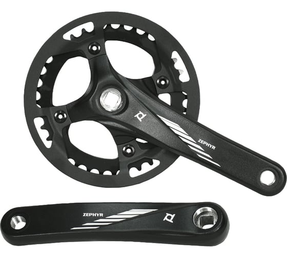 Система PROWHEEL ZEPHYR-236A,36T, 165MM,FAT,AL-6061-T6,под квадрат,CHAINLINE:76,5,BCD:104,чер