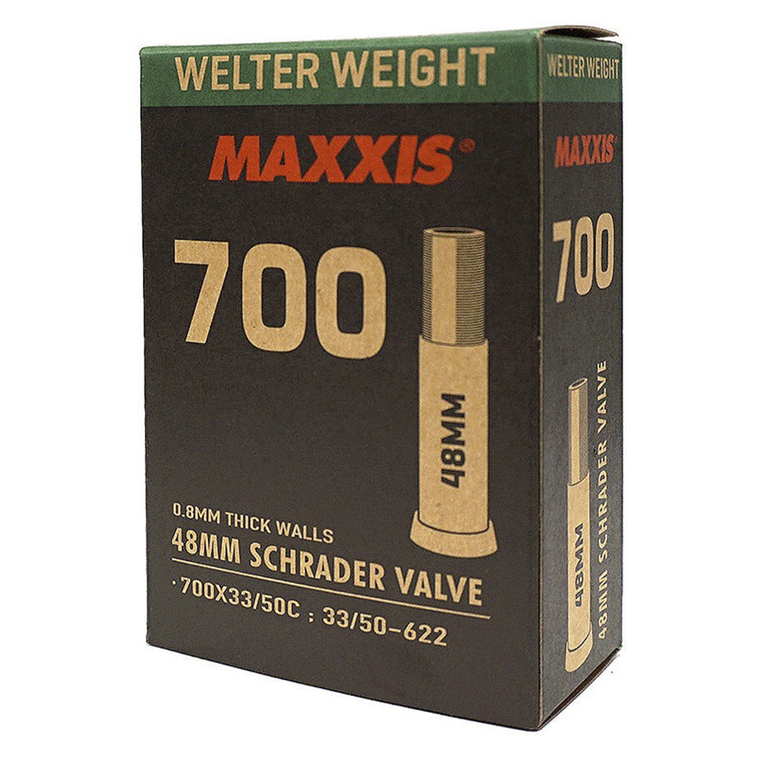 Камера 28", Maxxis 2023 Welter Weight 700X33/50C LSV Авто ниппель 48