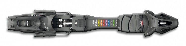 Крепления лыжные FISCHER XTR 10 PRO GW BRAKE 85 [D] SOLID BLACK /WHITE
