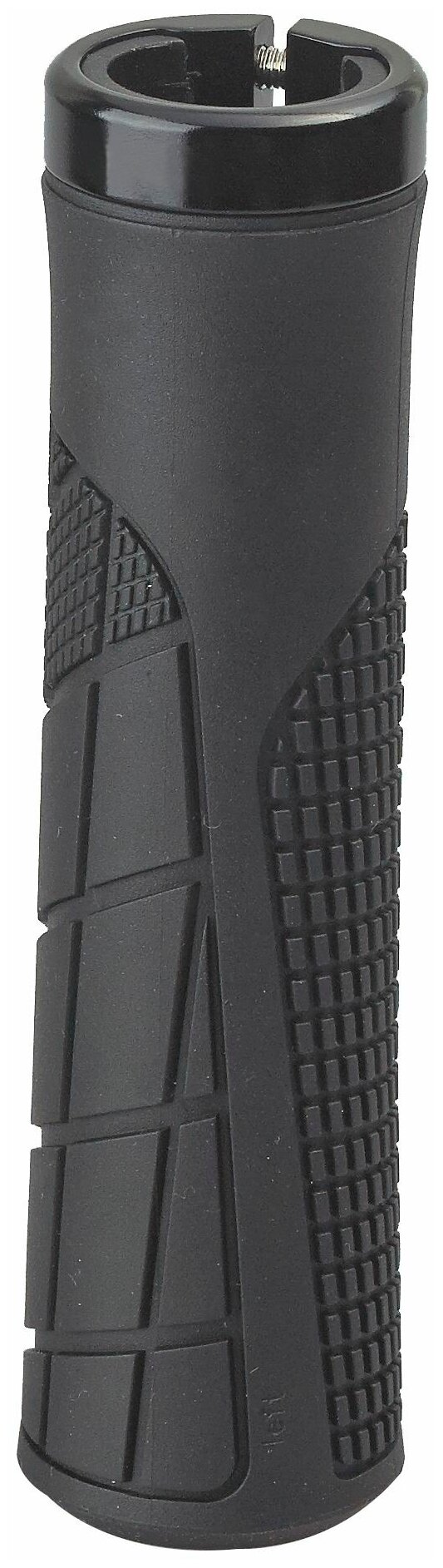 Грипсы H6 OneSideLock 135мм резиновые, новый антискольз. дизайн, c 1 фикс. черные