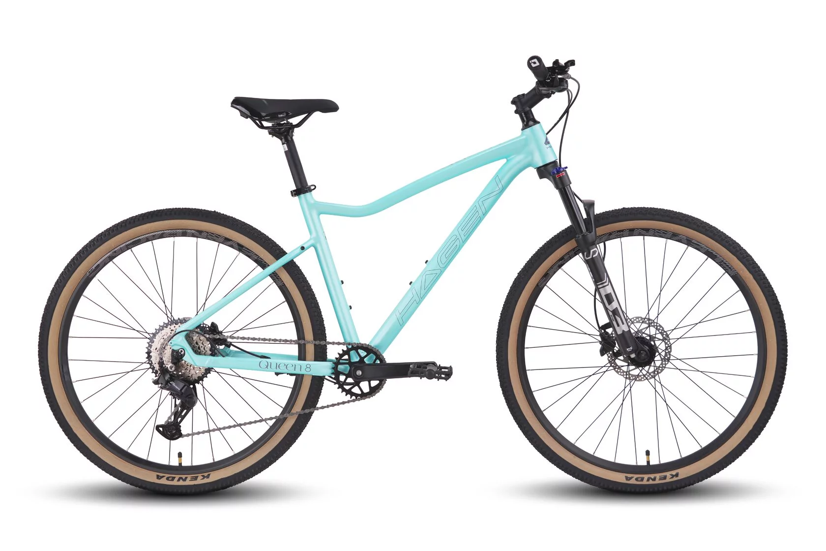 Велосипед 27.5" 16", HAGEN Q8 wave (Lady) S, 2025, голубая волна, матовый