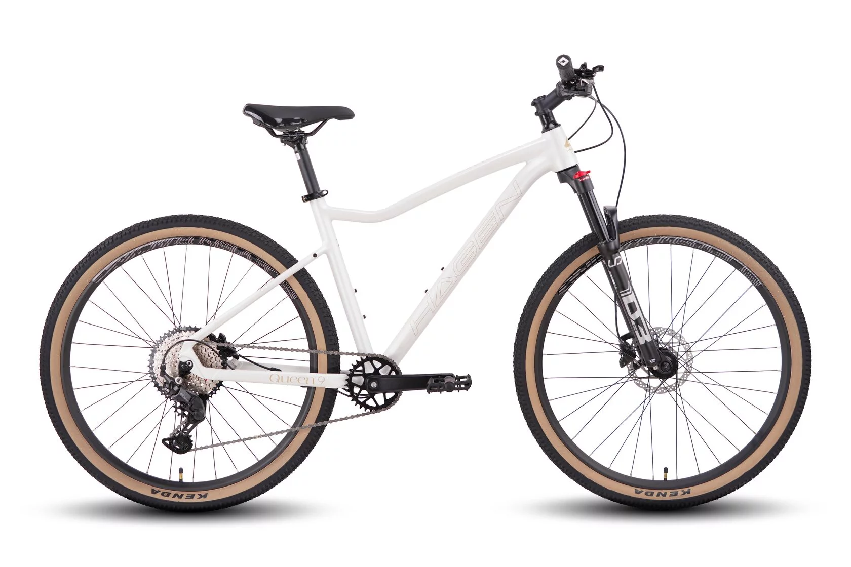 Велосипед 27.5" 16", HAGEN Q9 pearl (Lady) S, 2025, белый жемчуг, матовый