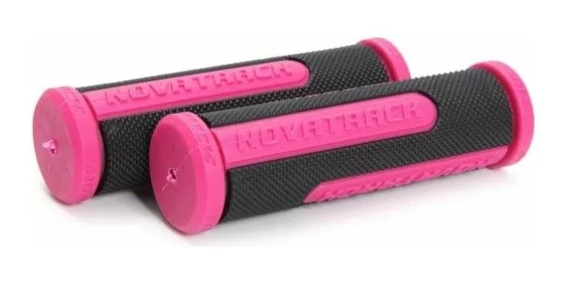 Грипсы STG Novatrack, 110мм, черно-малиновый (РТ213С)