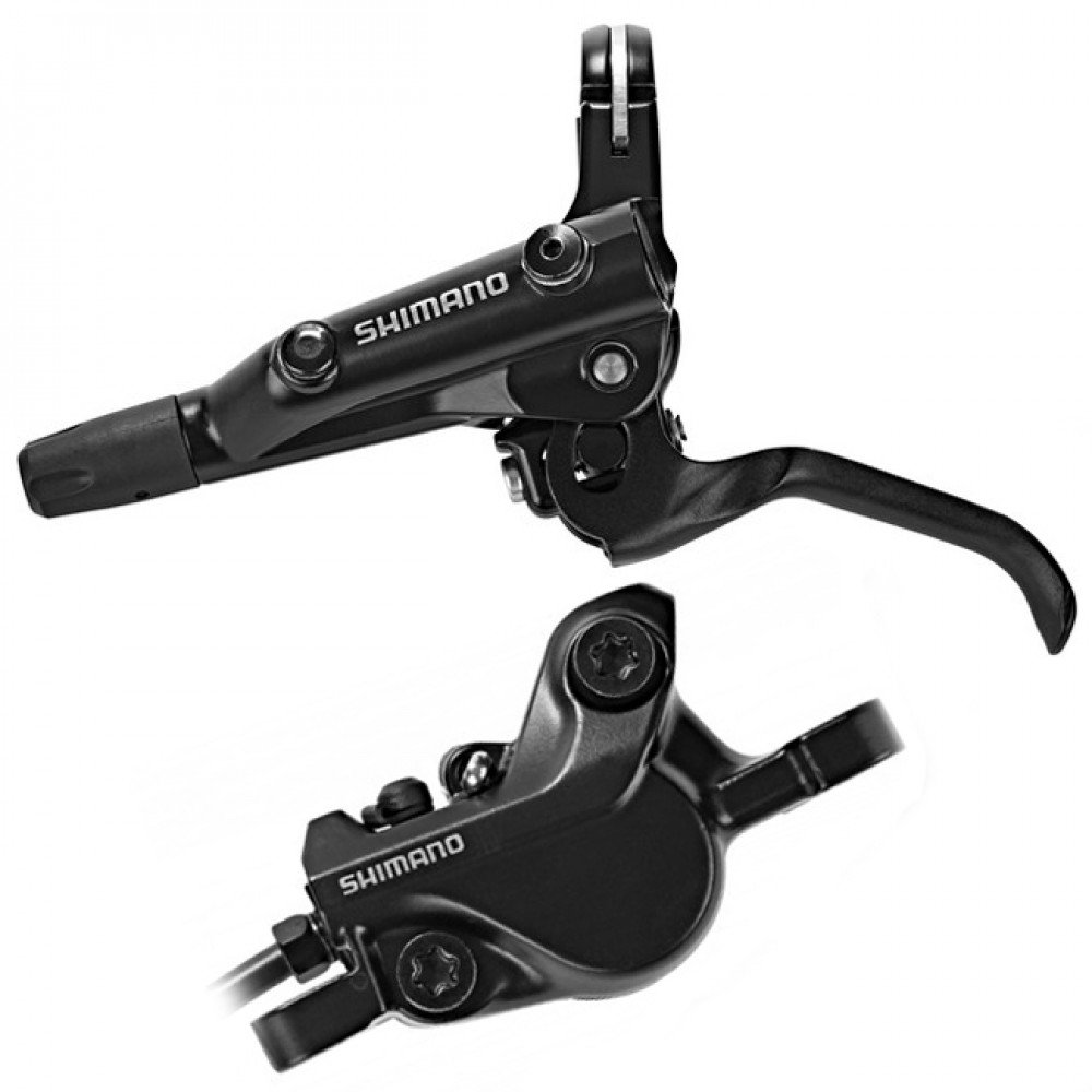 Тормоз гидр. диск. SHIMANO MT501, BL(лев)/BR-MT500(передн), 1000мм, цв. черный