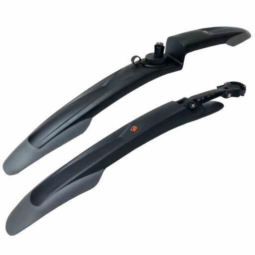 Набор крыльев FN-24-1F/R CTB/MTB 26"-29", переднее/заднее, черно-сер