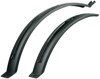 Набор крыльев EVOLUTION EVMG-1000F/R MTB 26-29", передне/заднее, серо-черн