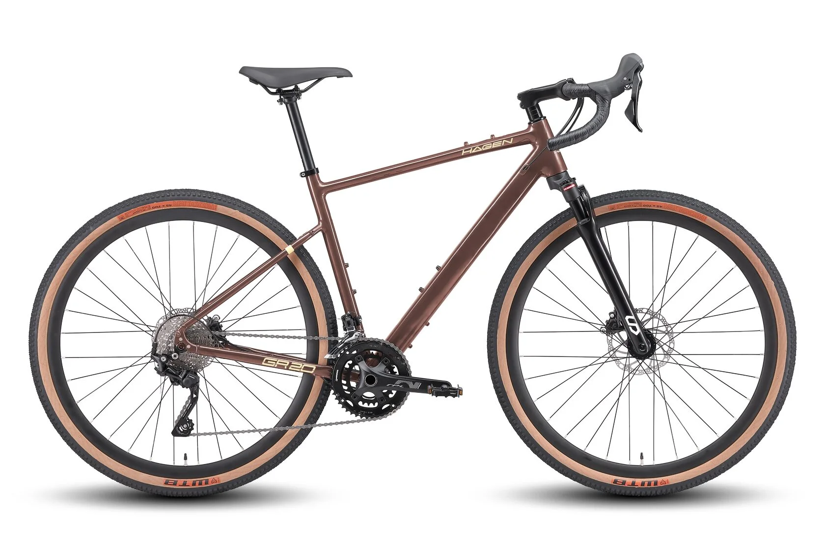 Велосипед 28" 530", HAGEN GR Twenty L(530), 2025, бронза, матовый