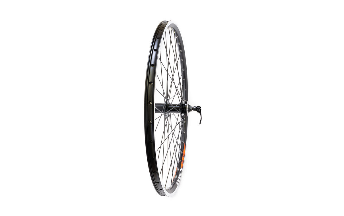 Колесо зад. 26" TRIX, двойной, 36H, 559х19,4/25х21,4мм, A/V, черный, втулка алюм, под ДИСК, под касс