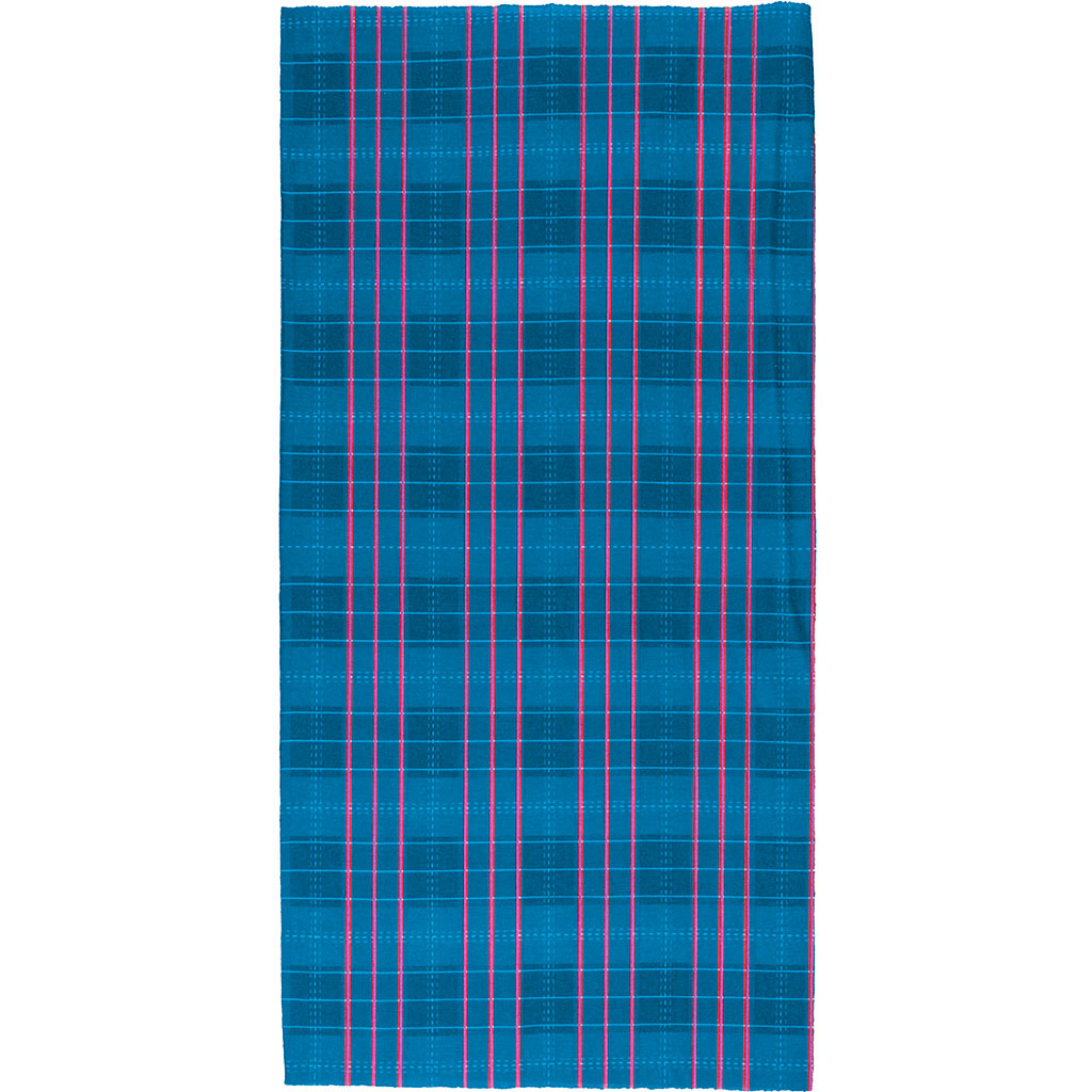 Труба летняя M-WAVE  дыш. полиэстер с микрофиброй 24х48см б/шов. BLUE/RED SQUARED сине-красные квадр