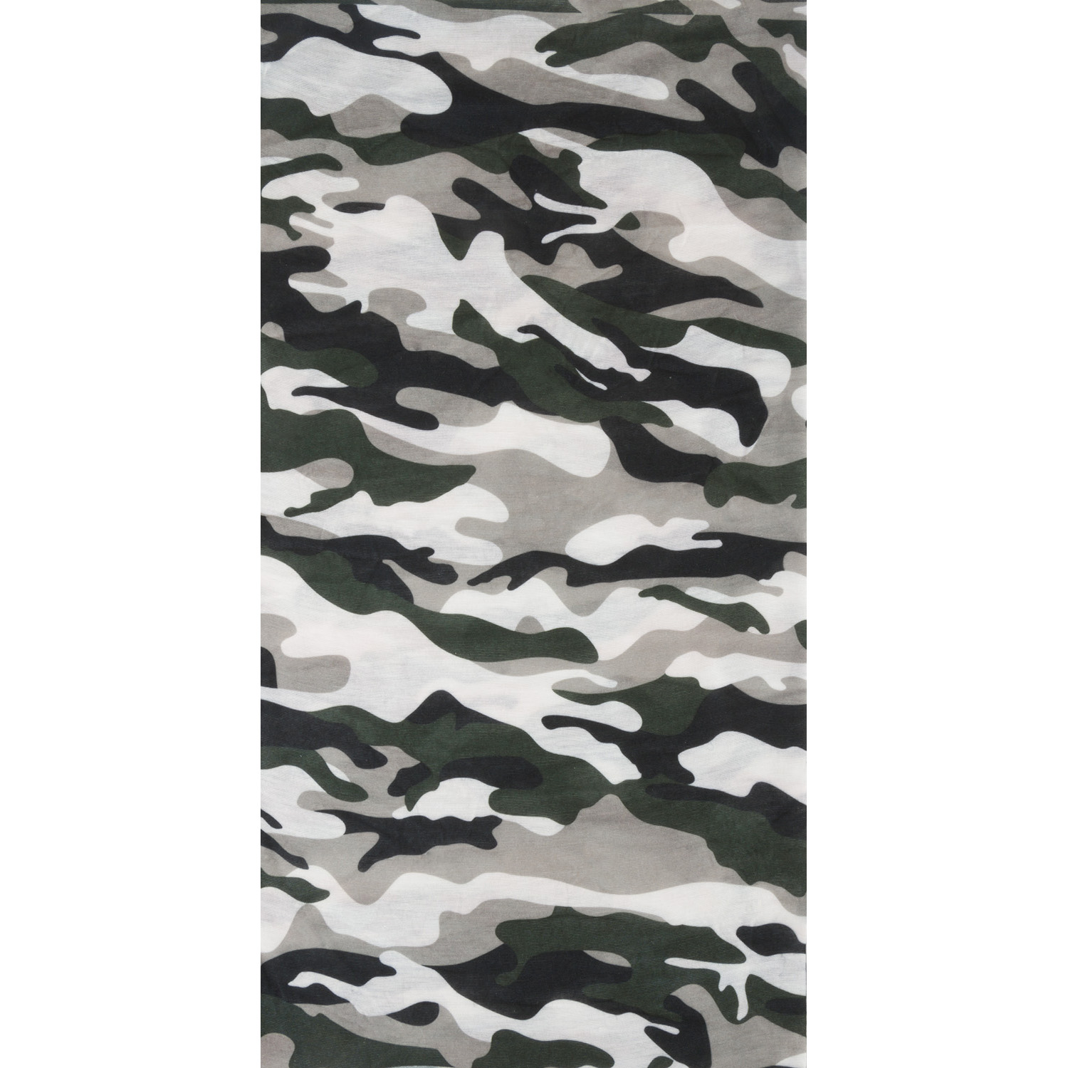Труба летняя M-WAVE  дыш. полиэстер с микрофиброй 24х48см б/шов. CAMOUFLAGE черно-серо-бело-зелен 