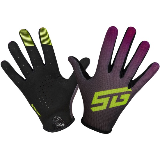 Перчатки полноразмерные STG Sens Skin, размер XS, черный с бордовым