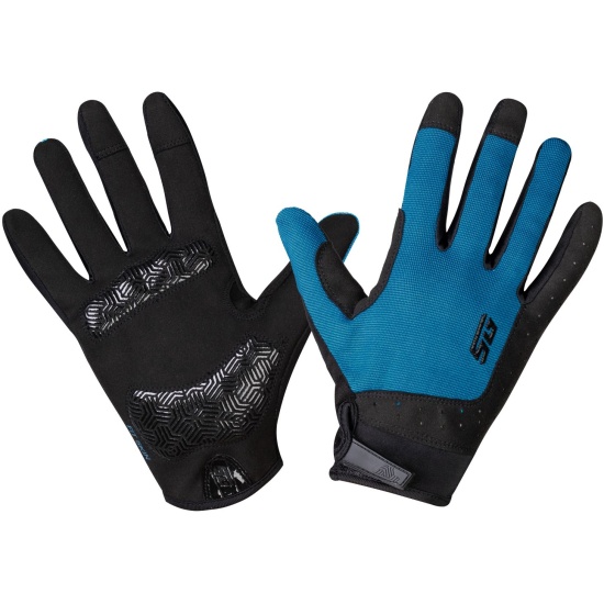 Перчатки полноразмерные STG Fit Skin, S, синий с черным