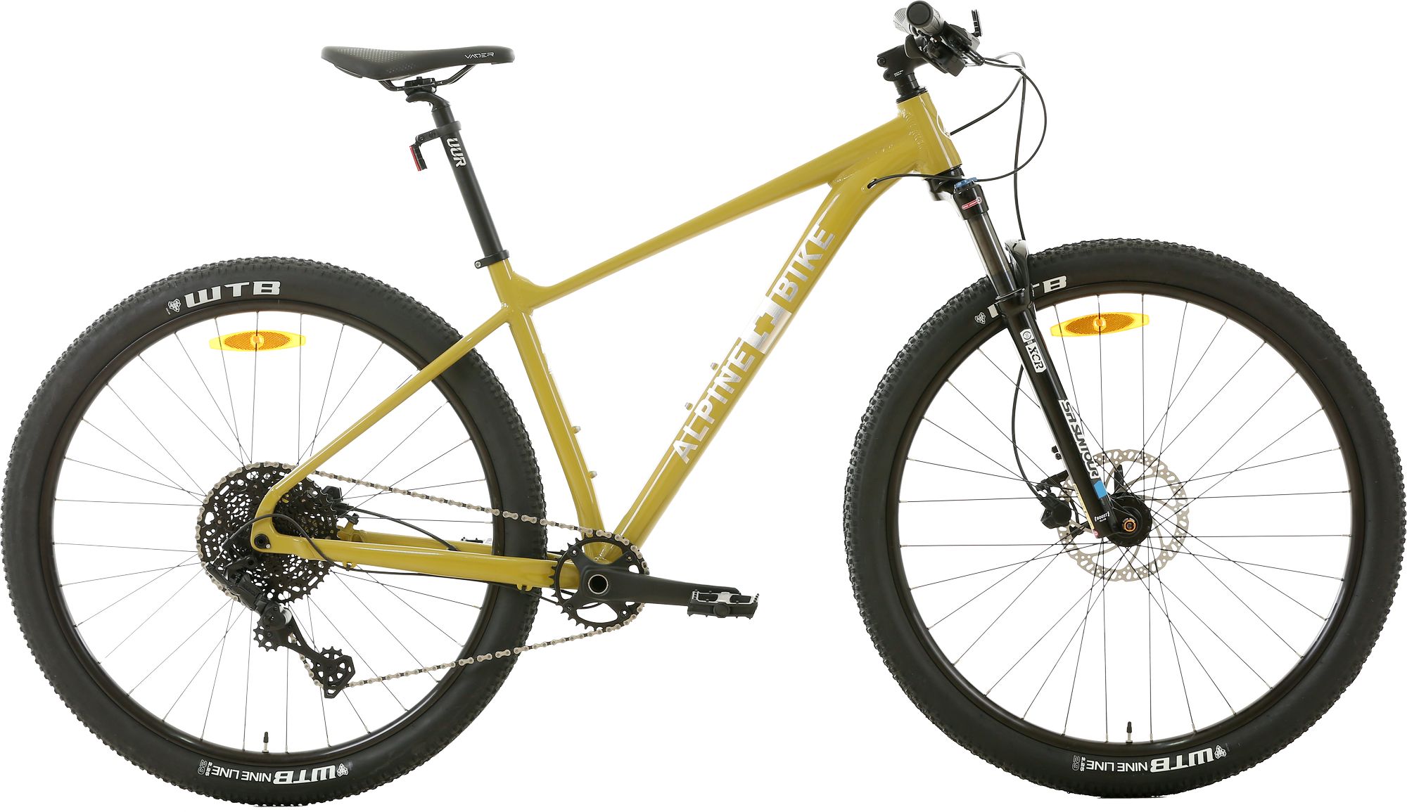 Велосипед 29" 19", Alpinebike MTB 10 COIL размер M/L цвет оливковый