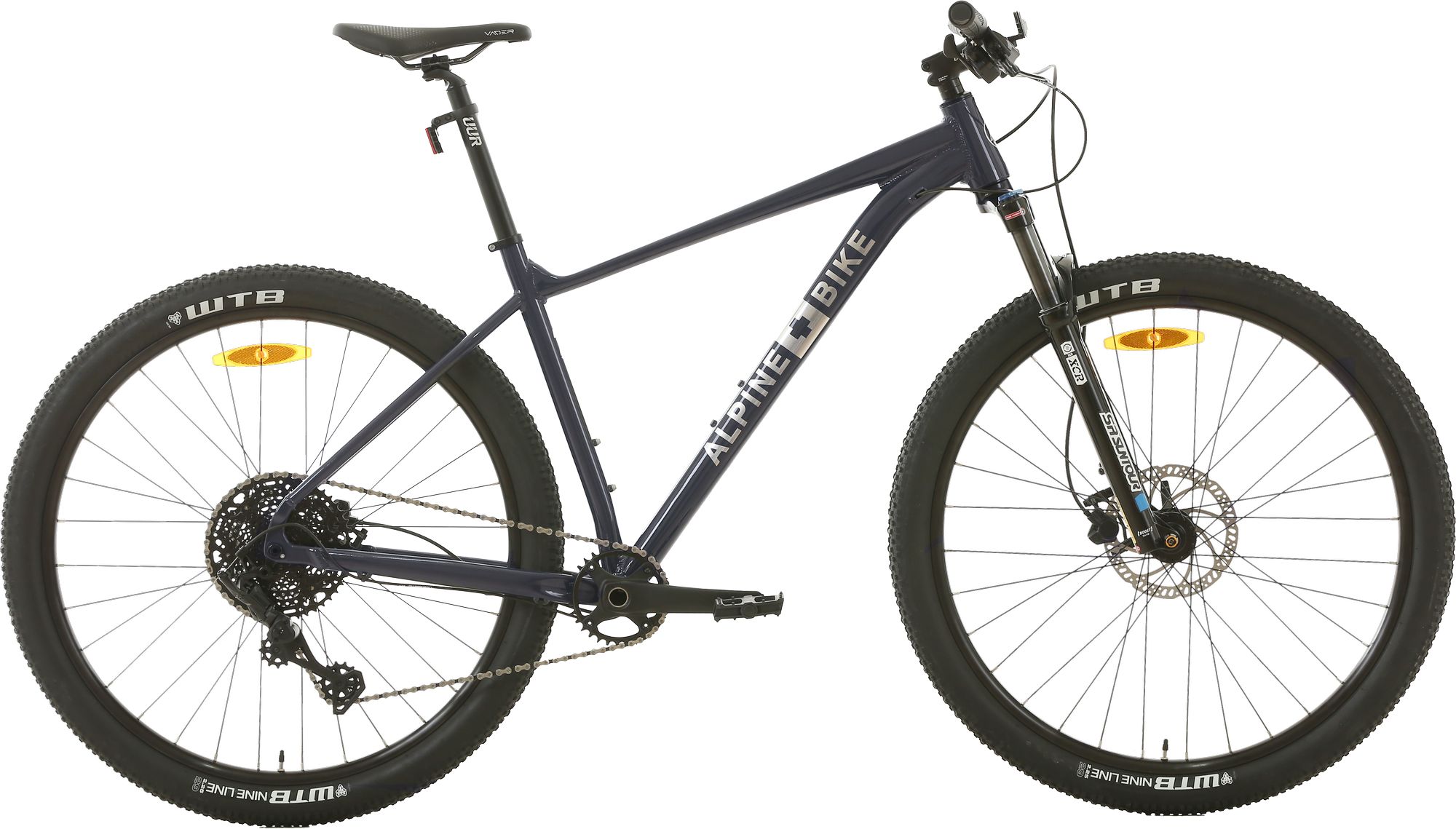 Велосипед 29" 19", Alpinebike MTB 10 COIL размер M/L цвет темно-серый