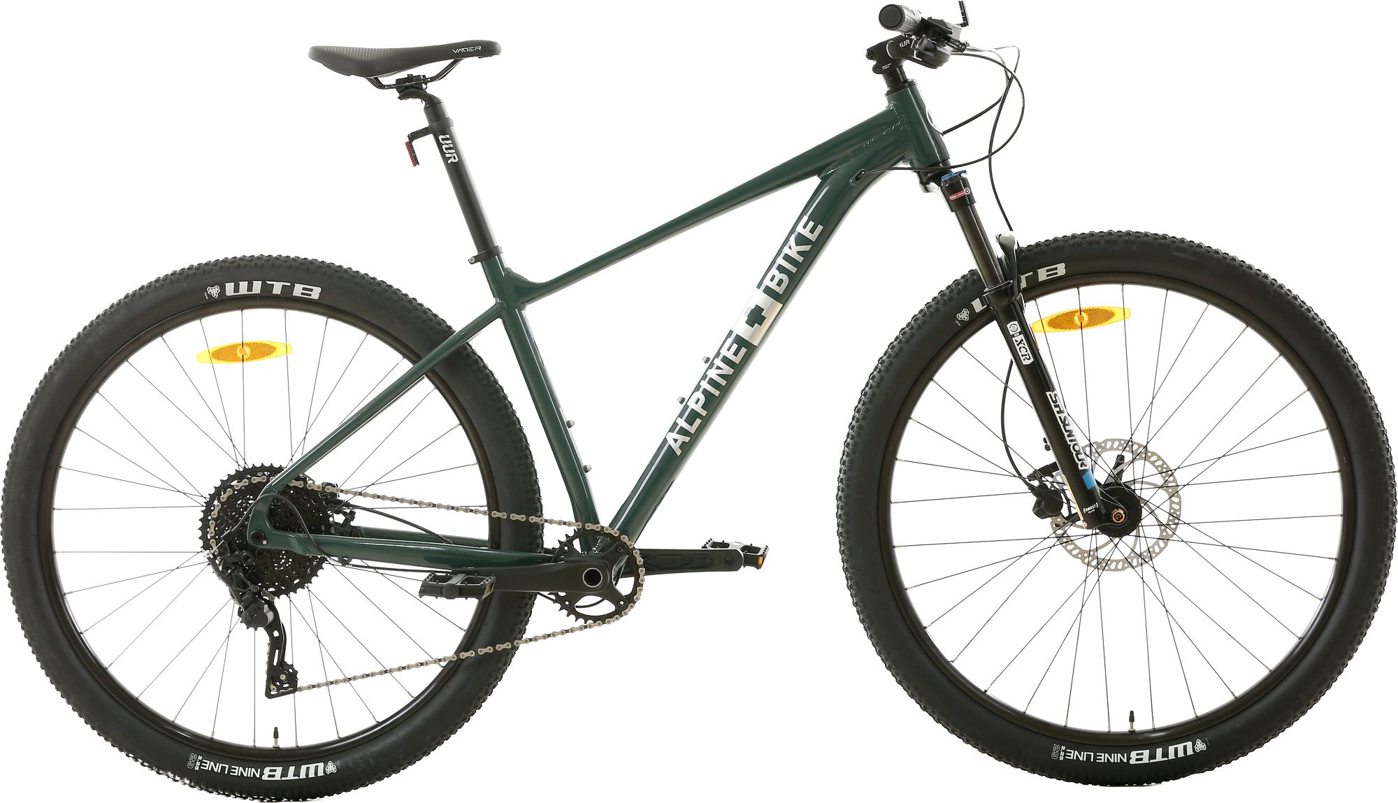 Велосипед 29" 21, Alpinebike MTB 11 AIR размер L/XL цвет зеленый