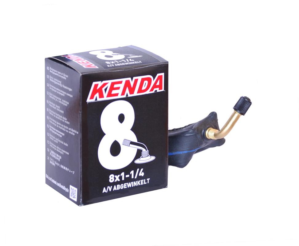 Камера 08", Kenda 8x1-1/4 авто, нипель изогнут