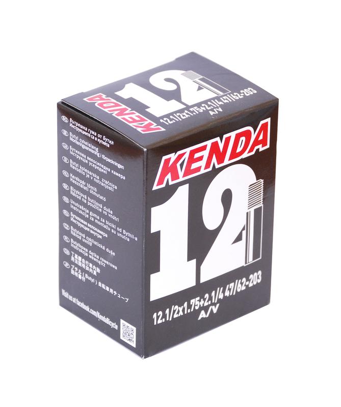 Камера 12", Kenda 12x1.75/2.1 авто, нипель прямой