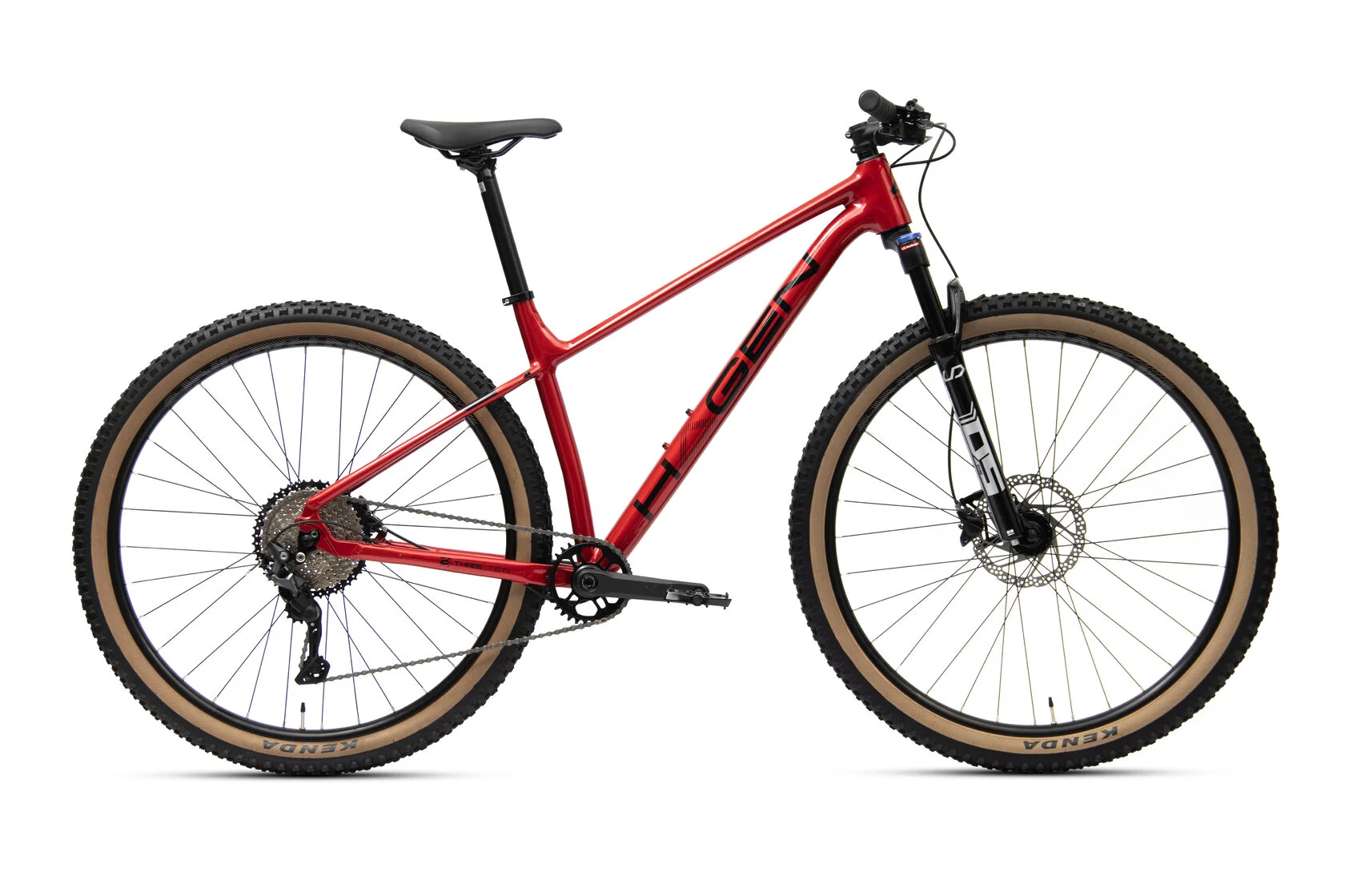 Велосипед 27.5" 16", HAGEN Three Ten (3.10) S, 2024, королевский красный, металлик