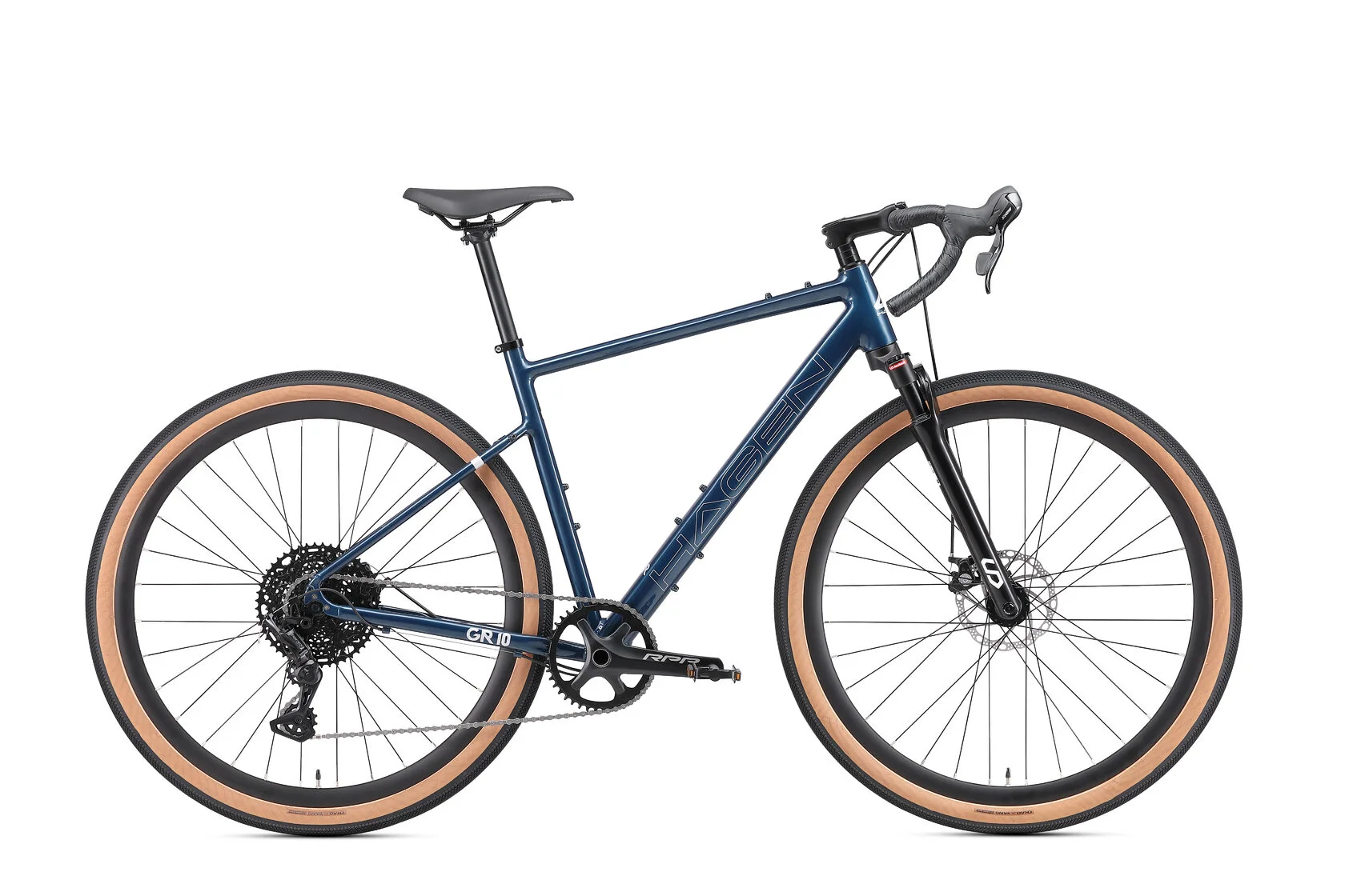 Велосипед 28" 500", HAGEN GR10 Air M(500), 2024, синий космос, металлик