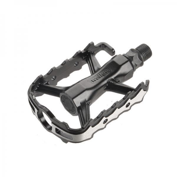 Педали МТБ WELLGO M224G черн, облегчен. 103*66*25мм, 310 г