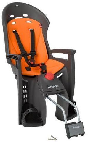 Детское велокресло Hamax 2021 Siesta With Lockable Bracket Grey/Orange