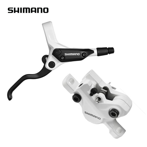 Тормоз гидр. диск. SHIMANO M395 зад. бел.,