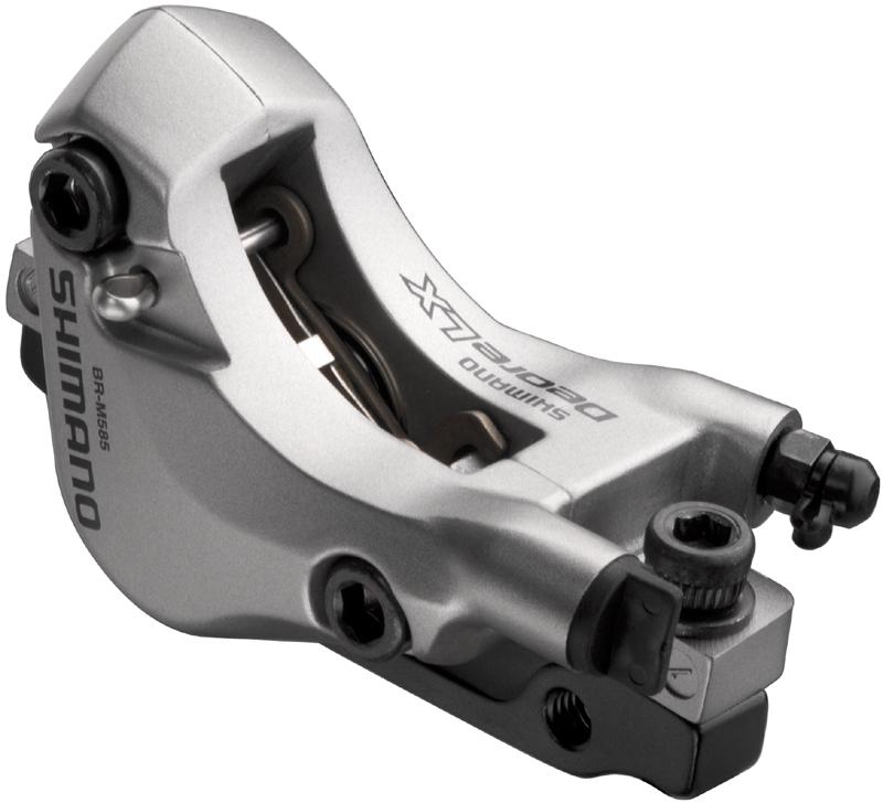 Тормоз гидр. диск. SHIMANO M585 пер. ротор RT75S, без ручки