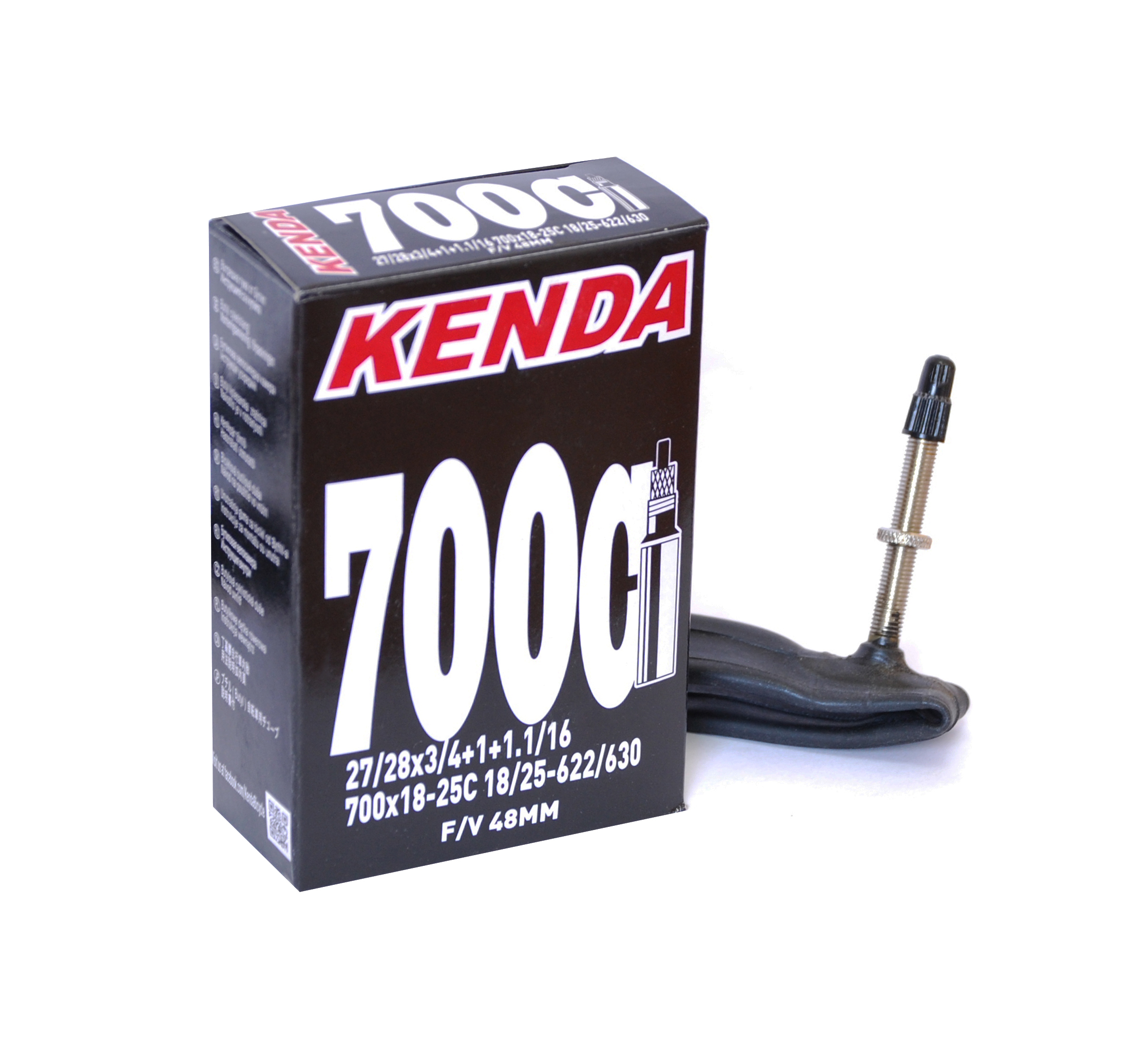 Камера 28", KENDA (700х18/25C) FV48мм