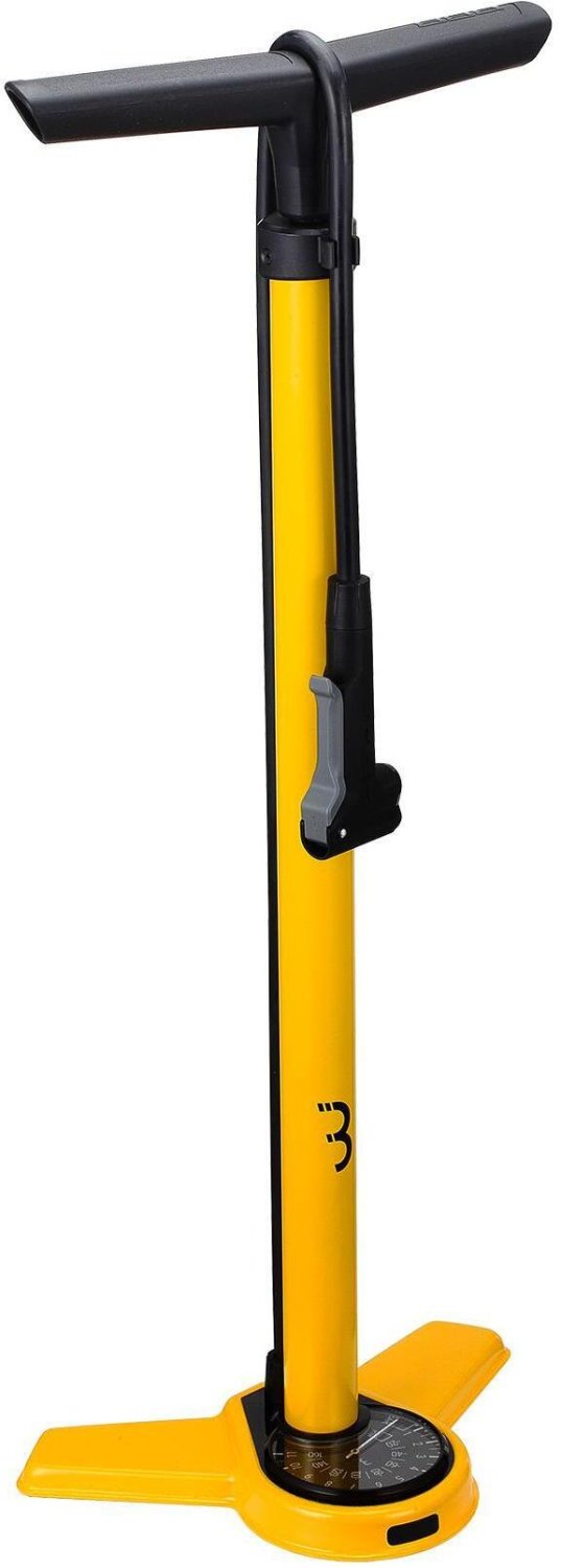 Насос напольный BBB floorpump AirSteel Yellow