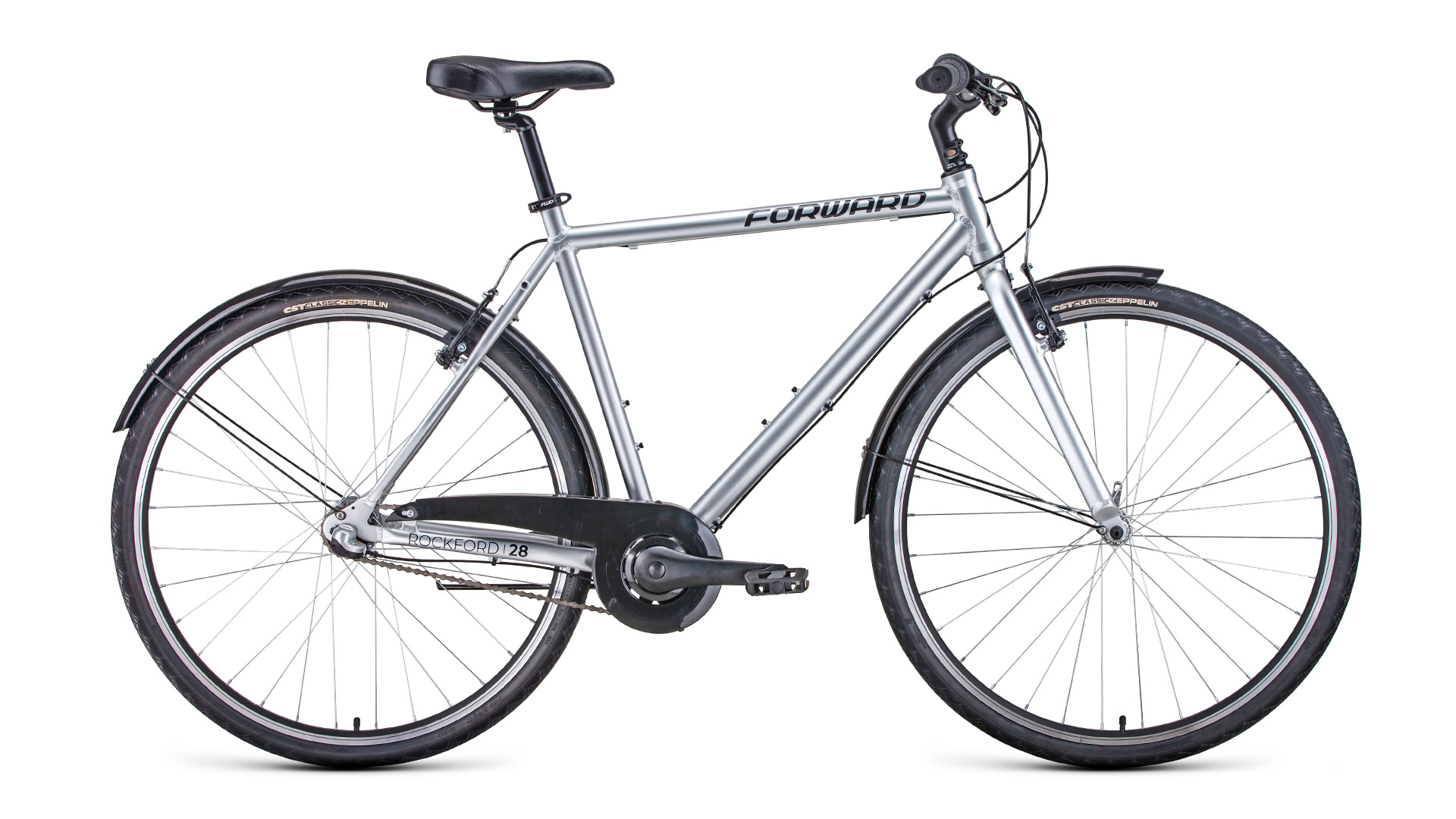 Велосипед 28" 540, FORWARD ROCKFORD серебристый