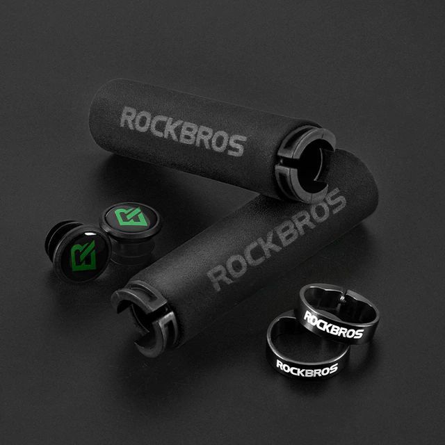 Грипсы с замком ROCKBROS черные